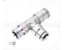 Metal Push in fittings - MPUT