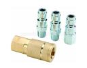 4PCS 1/4” US TYPE QUICK COUPLER SET  - AS-10